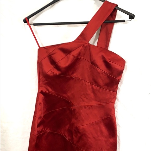Michael Kors Collection Red Taffeta Dress - Picture 3 of 8